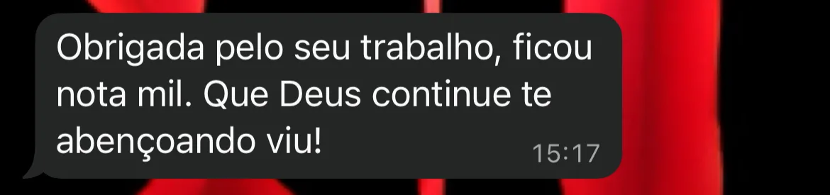Feedback do cliente Studio Evolution
